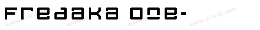 Fredaka One字体转换